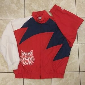 Vintage 90s university of arizona windbreaker